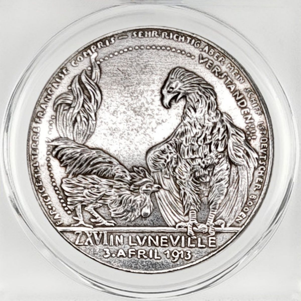 1913 Germany LZ13 Graf Zeppelin Commemorative Coin