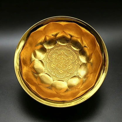 Gilded Carved Bowl