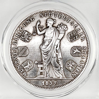 1837 Bavaria 1 Gulden – King Ludwig I of Bavaria