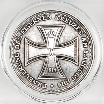 1914 German Empire Kaiser Wilhelm II Iron Cross Coin