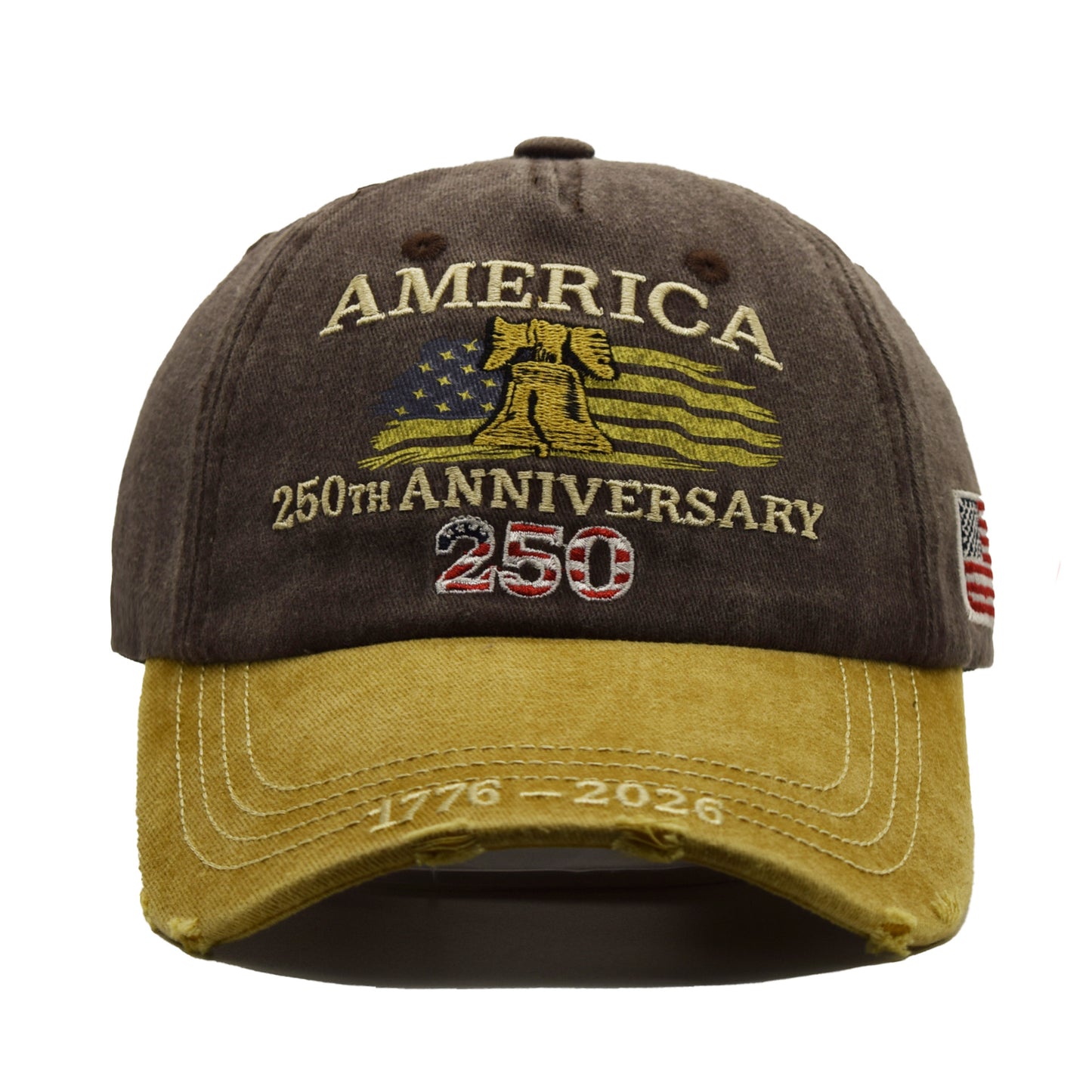 America 250th Anniversary Embroidered Baseball Cap