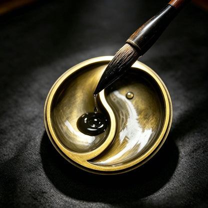 Dragon Pattern Bagua Ink Box