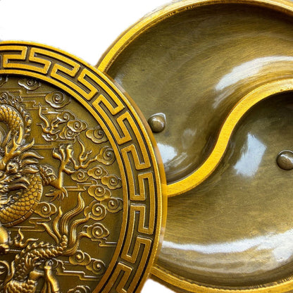 Dragon Pattern Bagua Ink Box