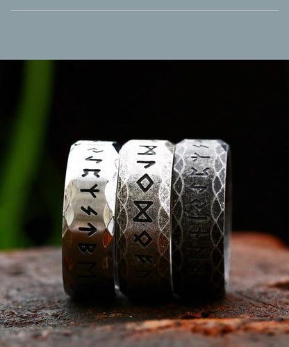 Japanese Vintage Viking Rune Ring