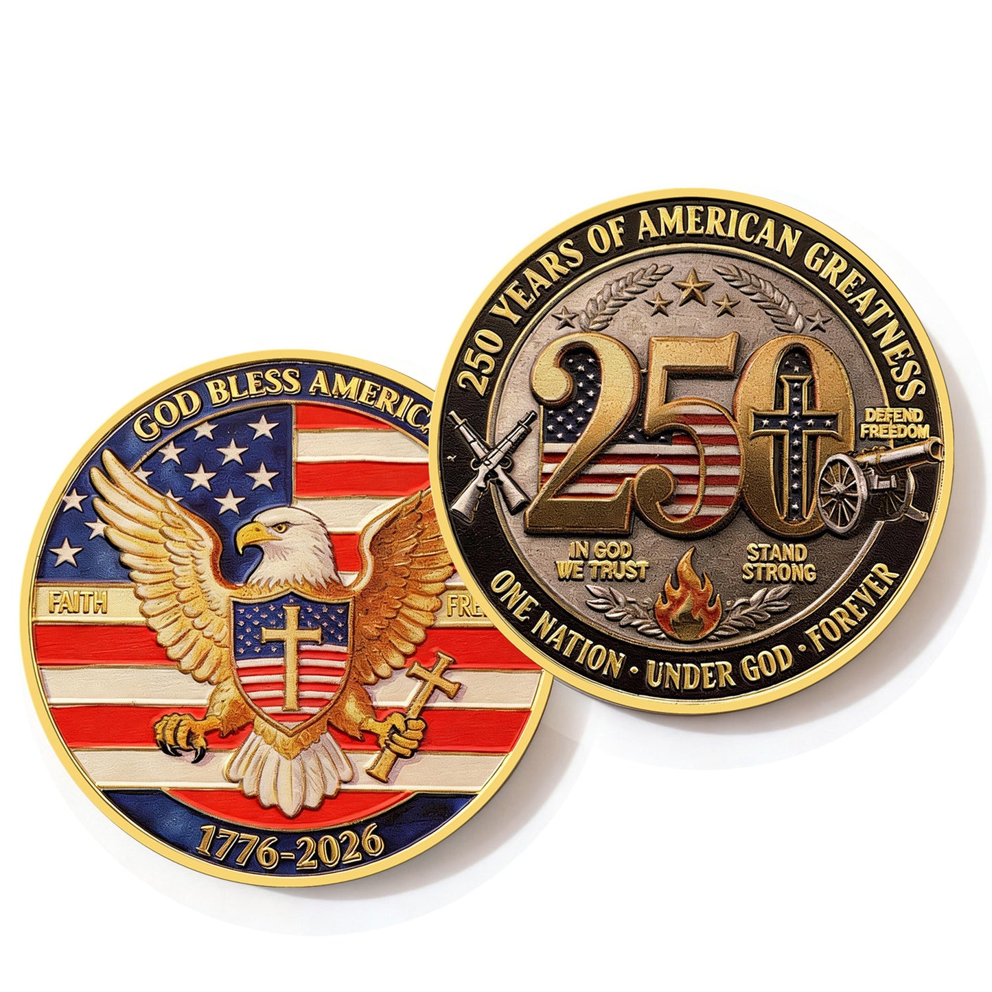 The 250th Anniversary Independence Day Coin