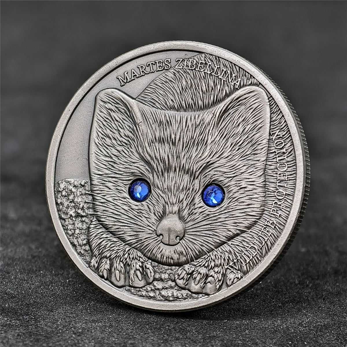 16 Animals Rhinestone 3D Relief Coin