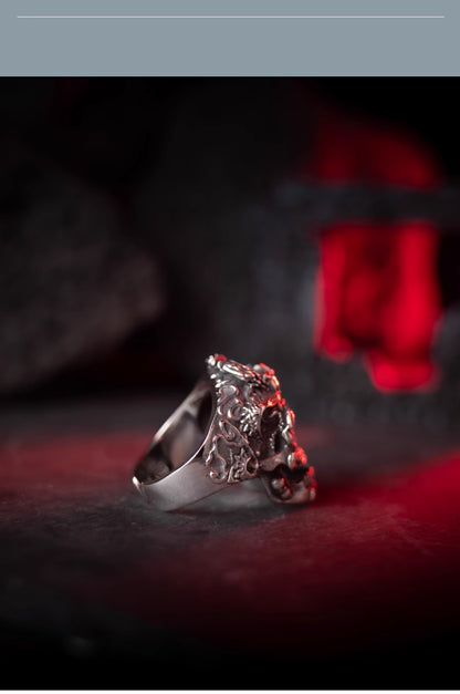“Evil Soul” | Ten Hells Series Skull Ring