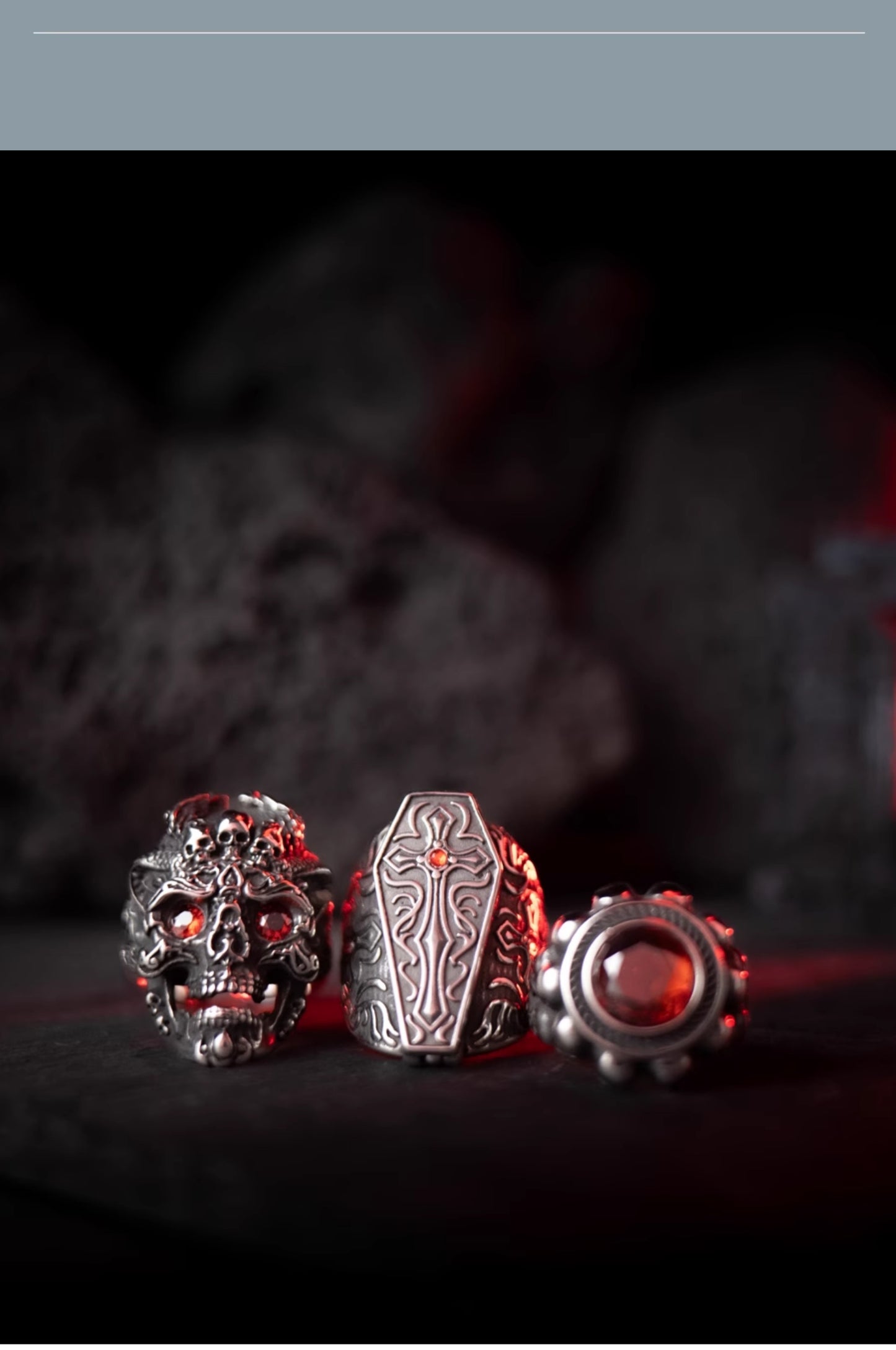 “Evil Soul” | Ten Hells Series Skull Ring