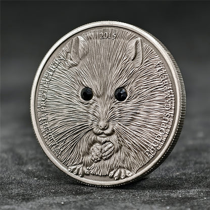 16 Animals Rhinestone 3D Relief Coin