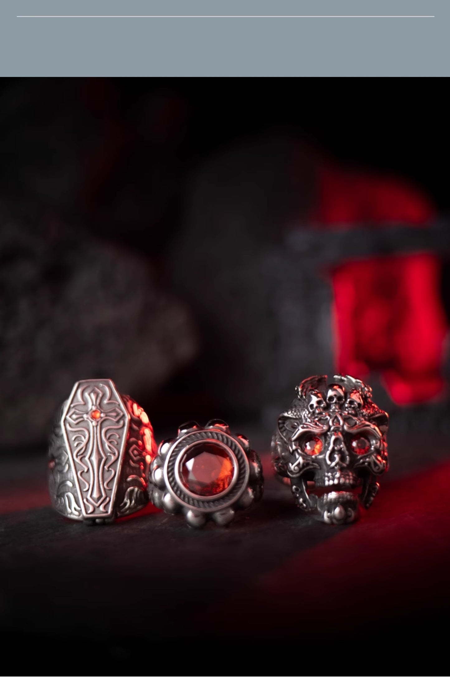 “Evil Soul” | Ten Hells Series Skull Ring