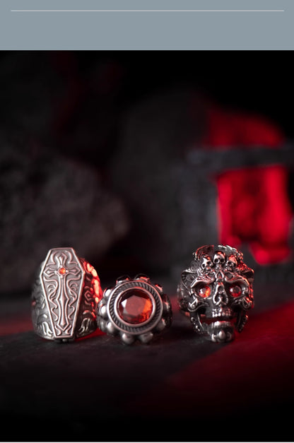 “Evil Soul” | Ten Hells Series Skull Ring