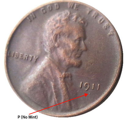 1909-1930 Lincoln Wheat 1 Cent Coin (Multiple Versions Available)
