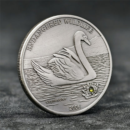 16 Animals Rhinestone 3D Relief Coin