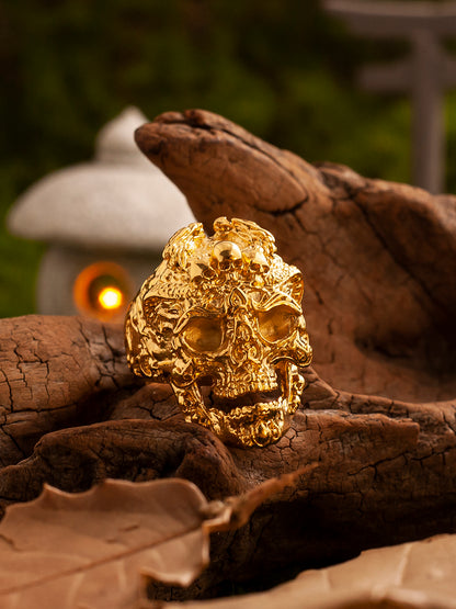 “Evil Soul” | Ten Hells Series Skull Ring
