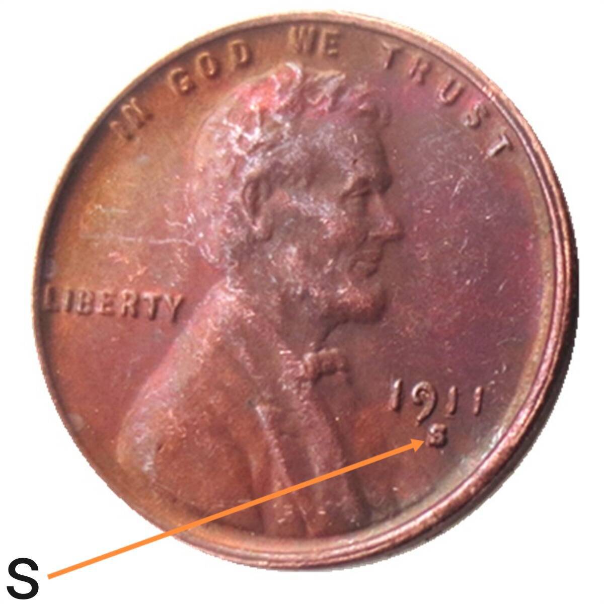 1909-1930 Lincoln Wheat 1 Cent Coin (Multiple Versions Available)