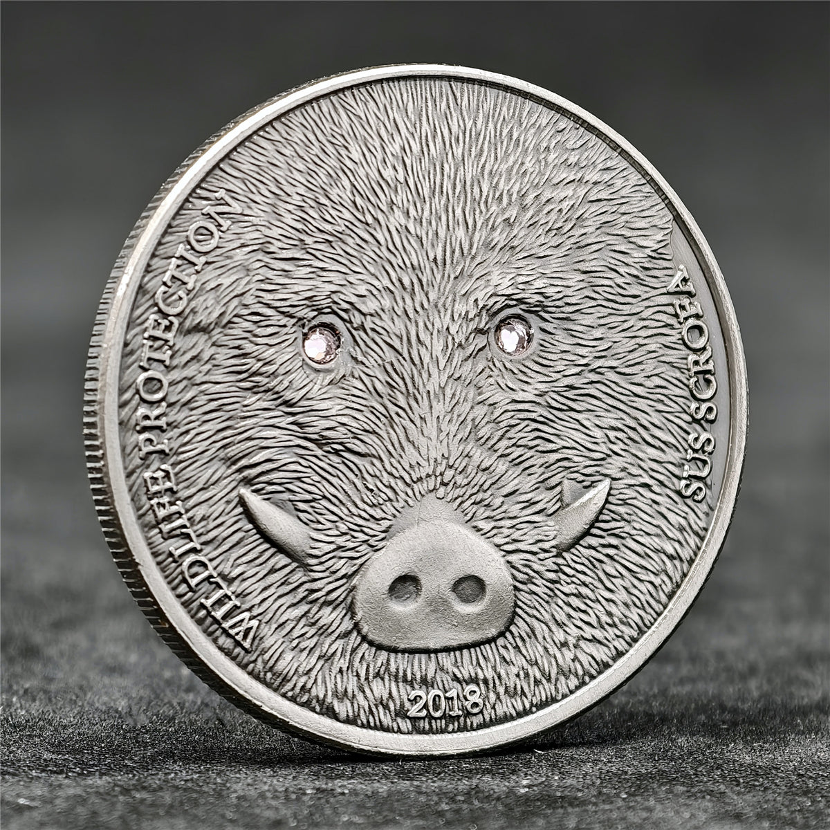 16 Animals Rhinestone 3D Relief Coin