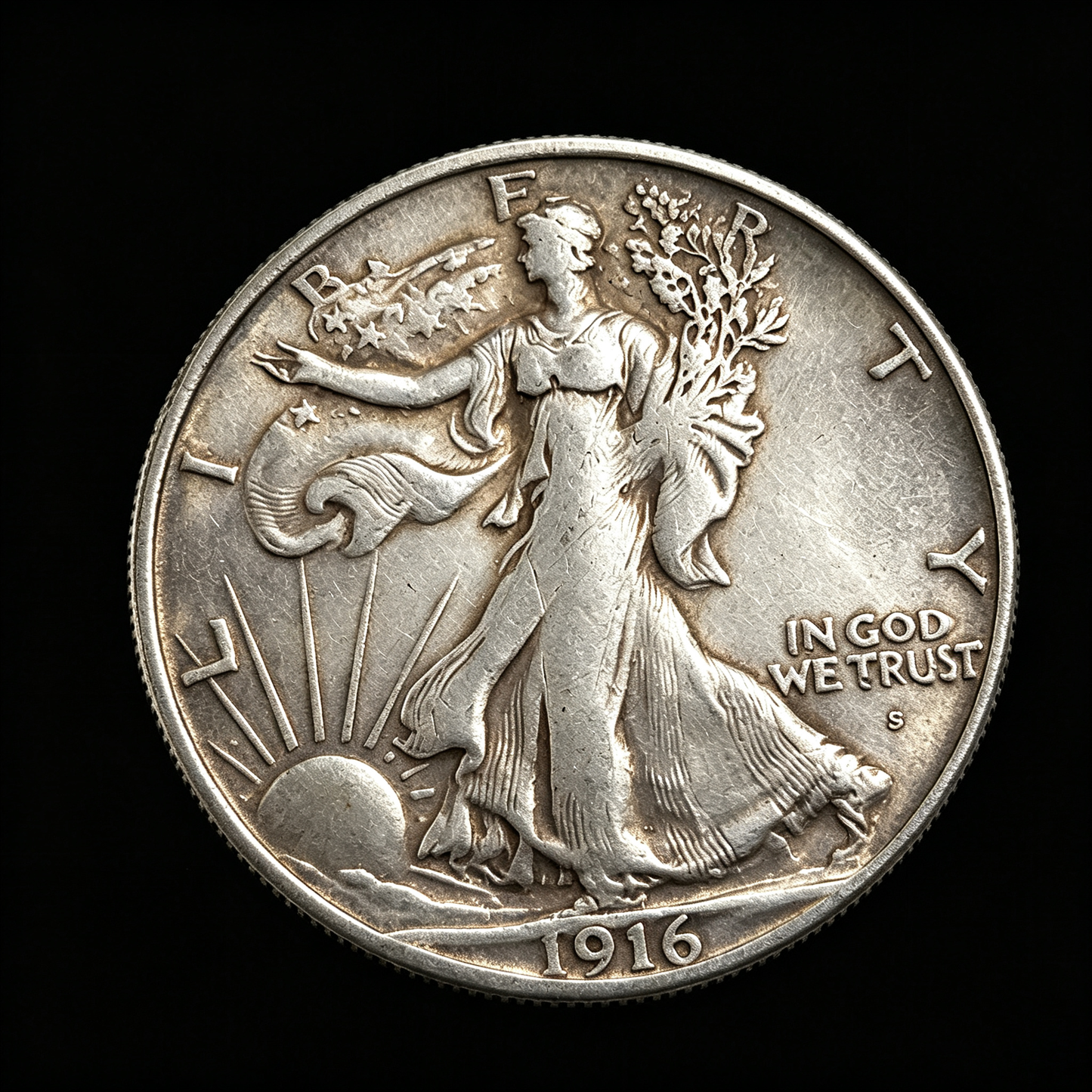 1916-1938 Multiple Year Walking Liberty Silver Half Dollar Coin