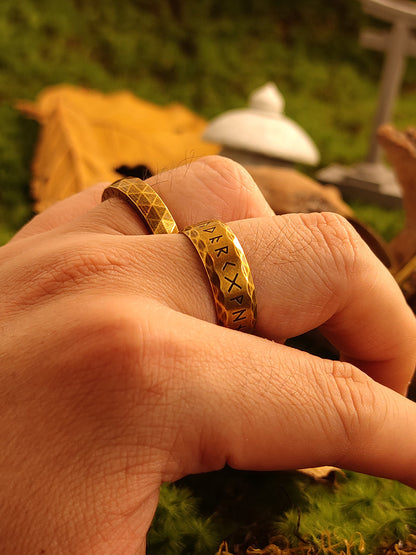 Japanese Vintage Viking Rune Ring