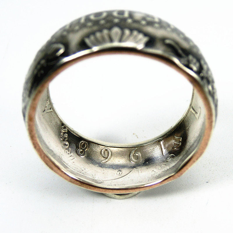 Handmade 50¢ Kennedy Half Dollar Silver Ring