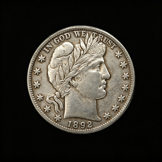 1892-1909 U.S. Half Dollar Coin(Multiple Versions & Years Available)