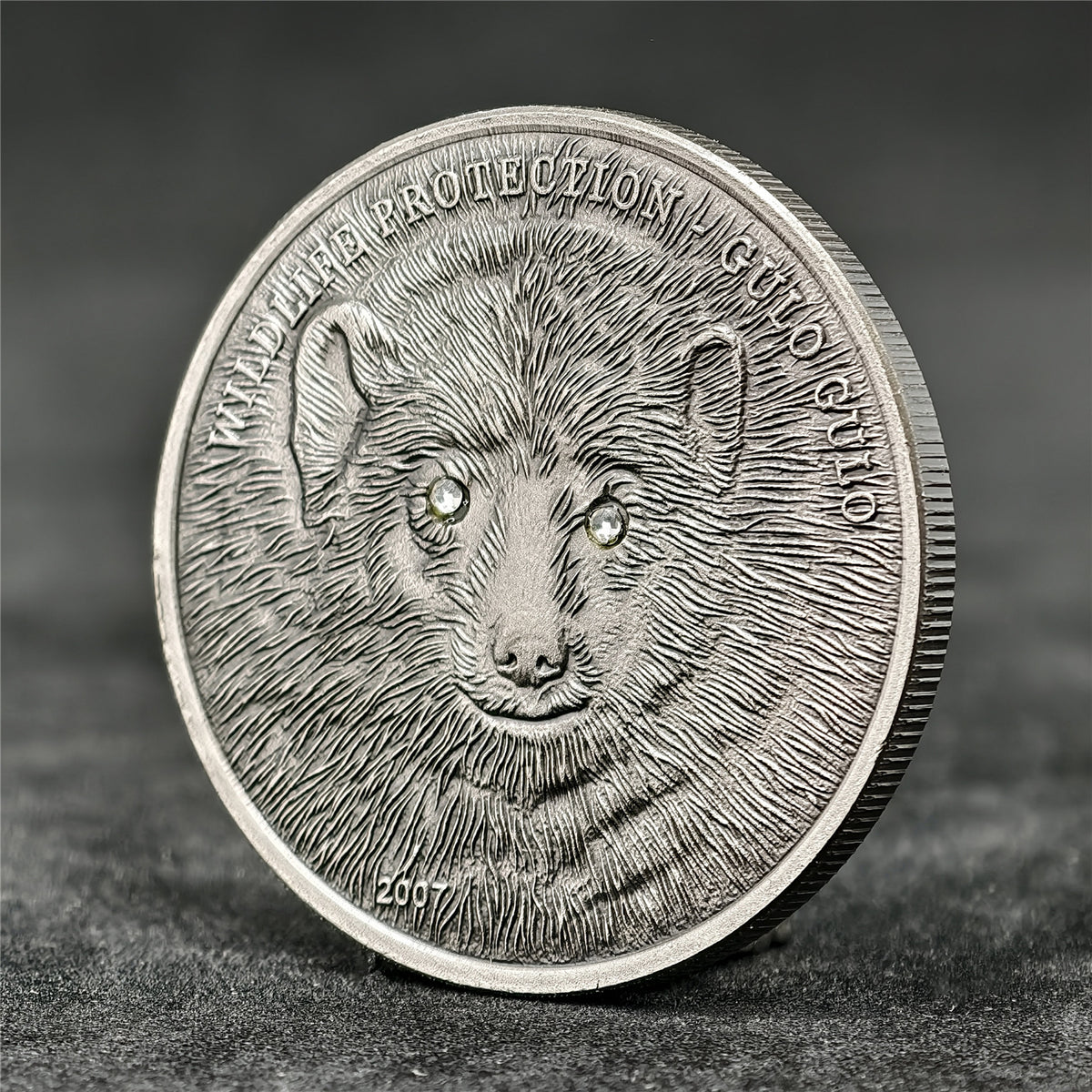 16 Animals Rhinestone 3D Relief Coin