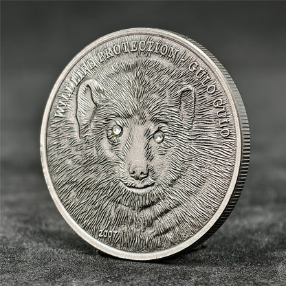16 Animals Rhinestone 3D Relief Coin