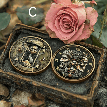 Cowboy Skull Challenge Coin