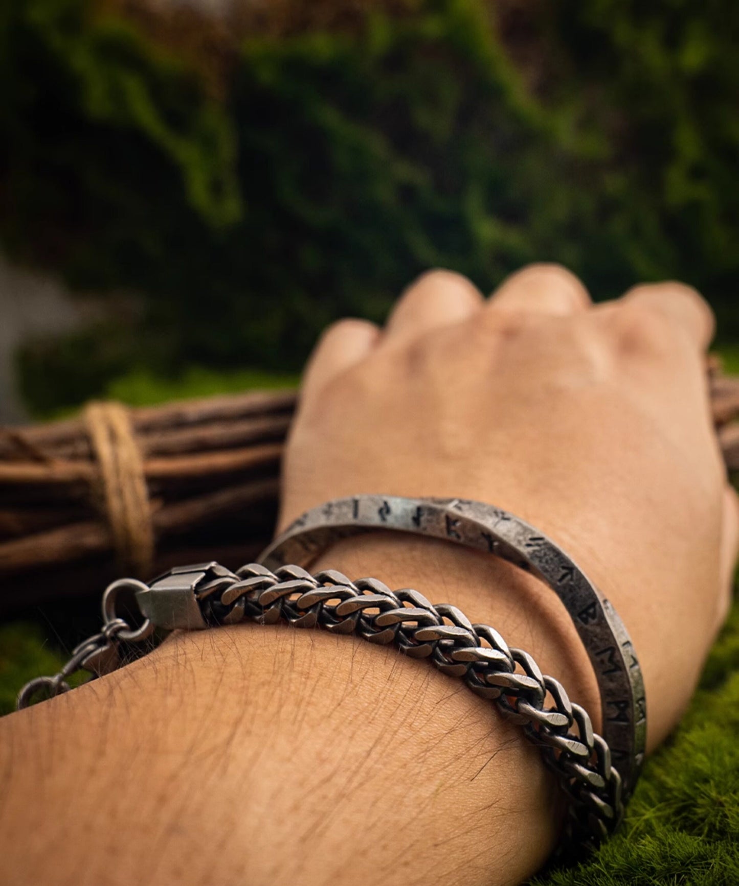 Viking Rune Mobius Bracelet