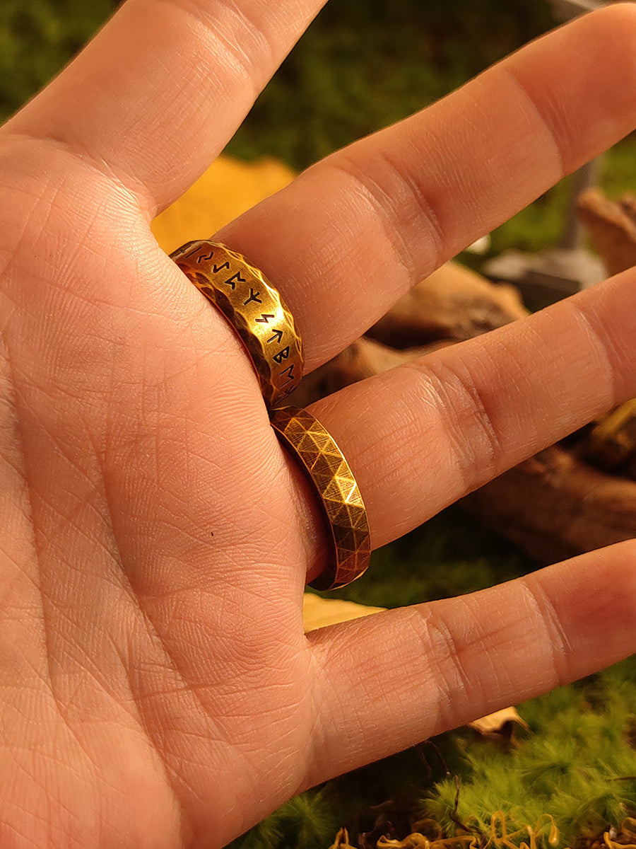 Japanese Vintage Viking Rune Ring