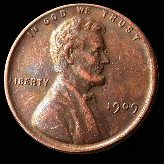 1909-1930 Lincoln Wheat 1 Cent Coin (Multiple Versions Available)