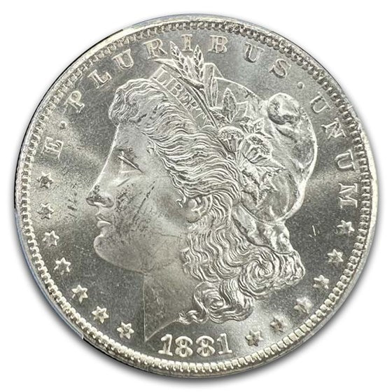 1881-CC Morgan Dollar PCGS Certified Silver Coin