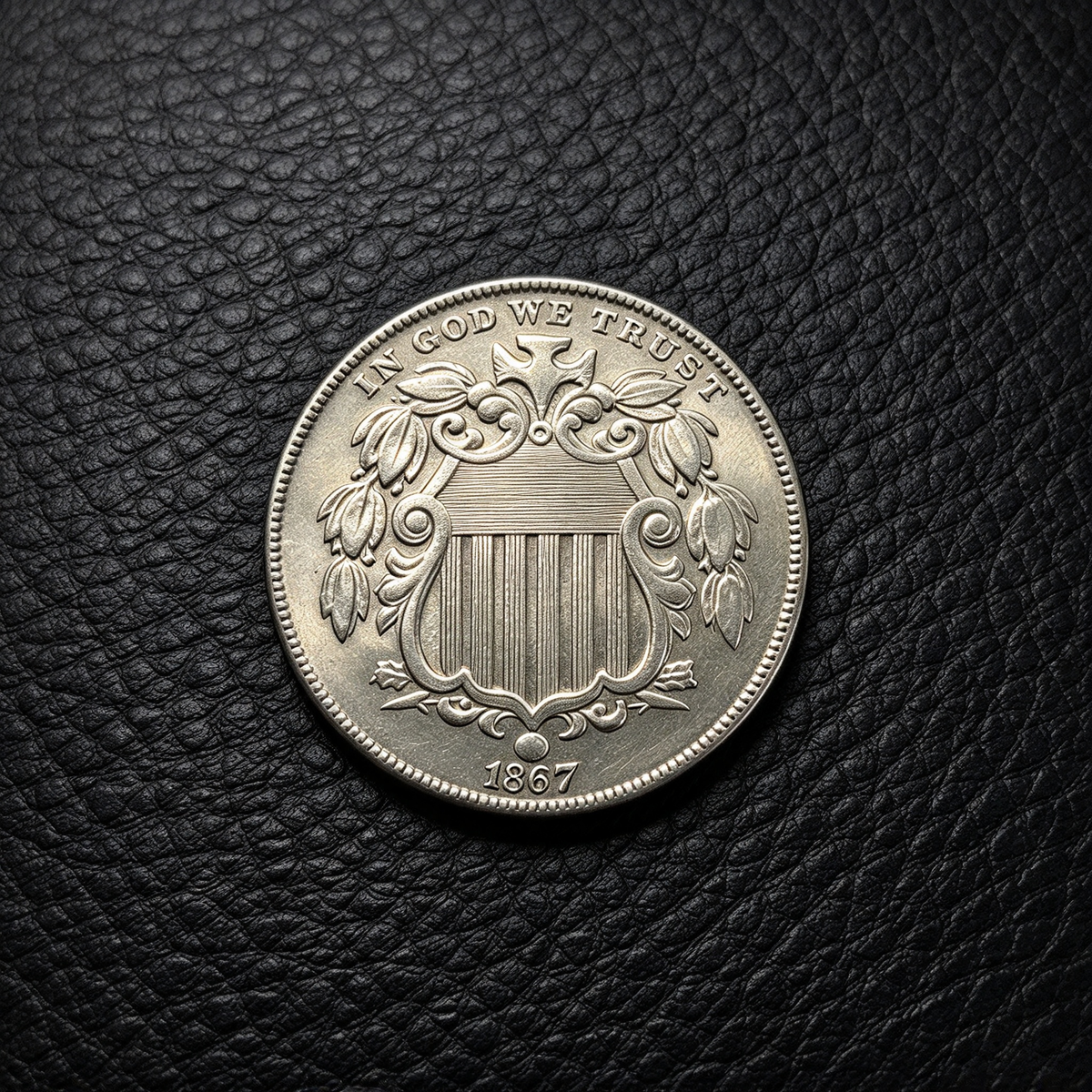 1866–1883 US 5 Cent Nickel Coin