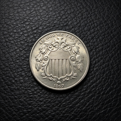 1866–1883 US 5 Cent Nickel Coin