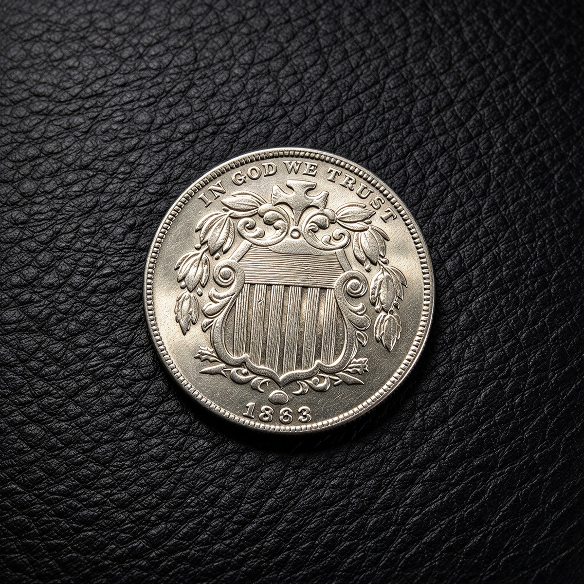 1866–1883 US 5 Cent Nickel Coin