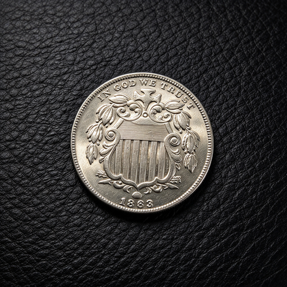 1866–1883 US 5 Cent Nickel Coin