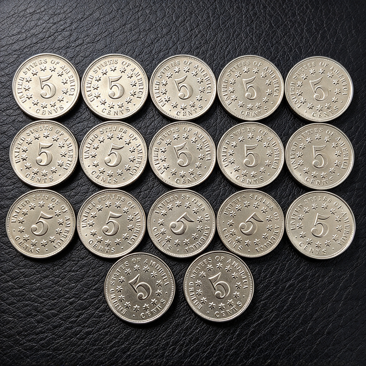 1866–1883 US 5 Cent Nickel Coin