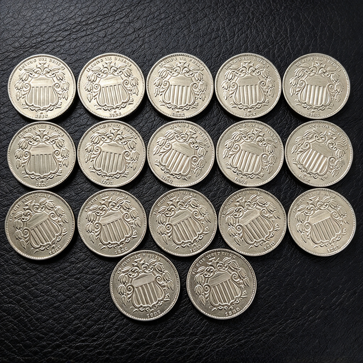 1866–1883 US 5 Cent Nickel Coin