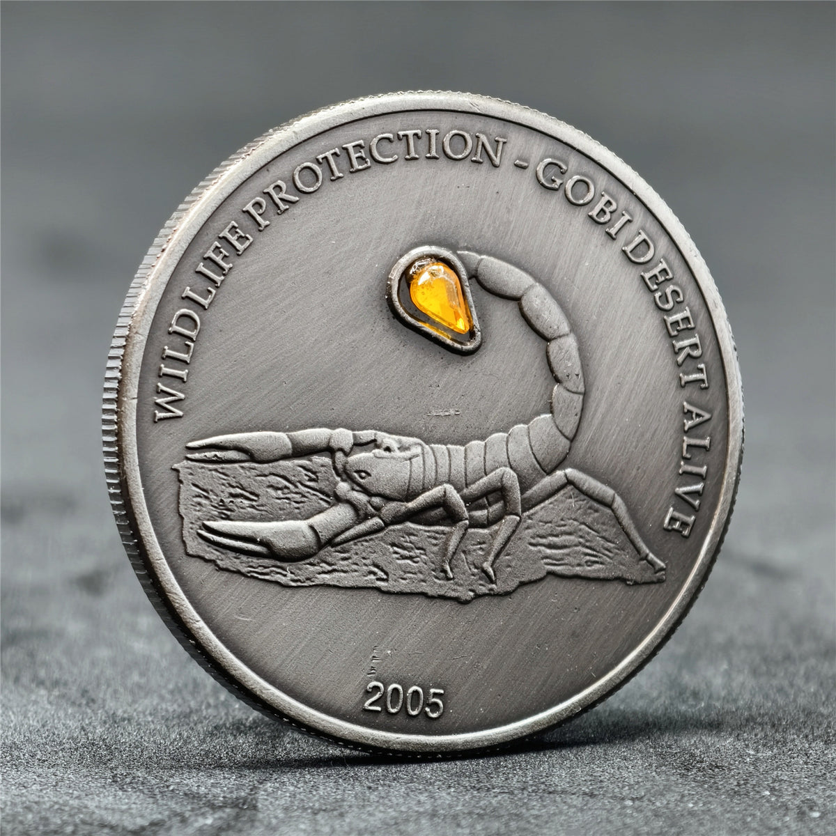16 Animals Rhinestone 3D Relief Coin