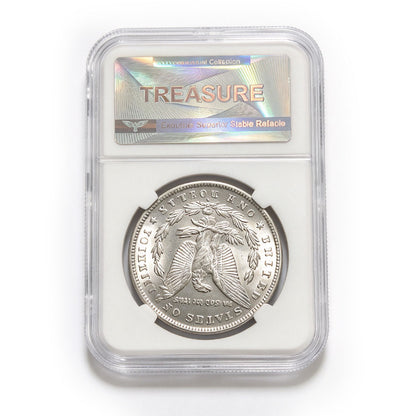 1921-D Morgan Silver Dollar With Case