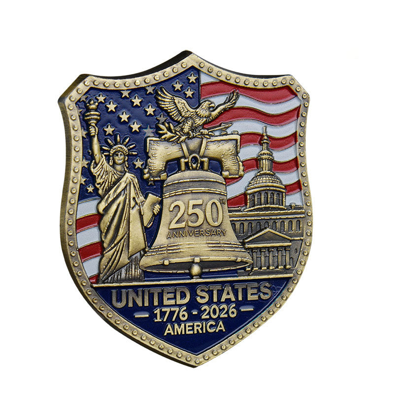 250th Anniversary Independence American Navy Shield Coin