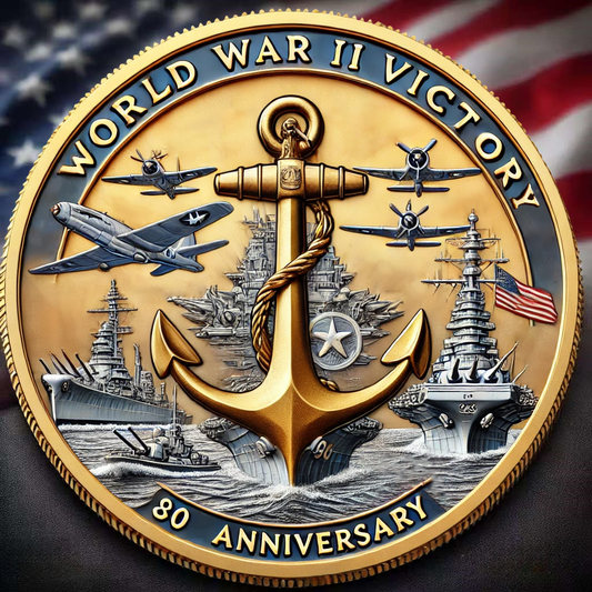 80th Anniversary Victory of World War II Commemorative Coin