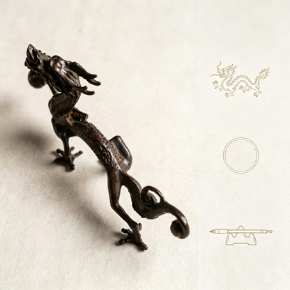 Five-Clawed Dragon Pen Holder