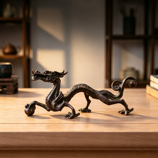 Five-Clawed Dragon Pen Holder