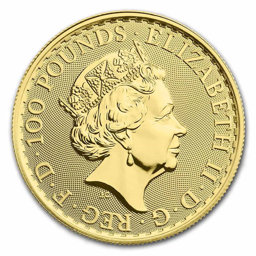 Great Britain 1 oz Gold Britannia BU (Queen Elizabeth II)