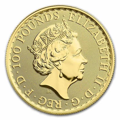 Great Britain 1 oz Gold Britannia BU (Queen Elizabeth II)