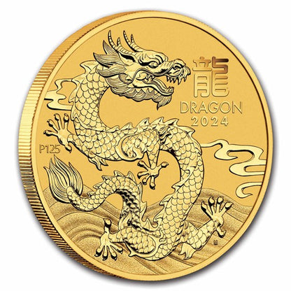 2024 Australia Gold Lunar Dragon Coin