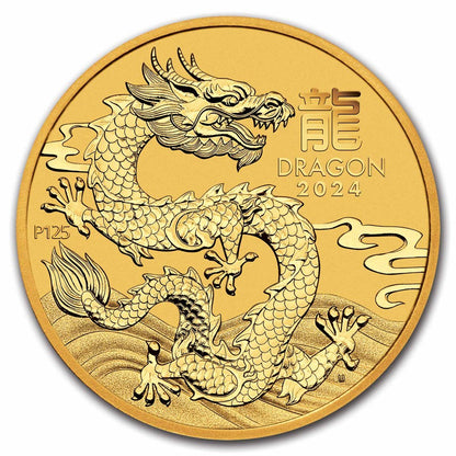 2024 Australia Gold Lunar Dragon Coin