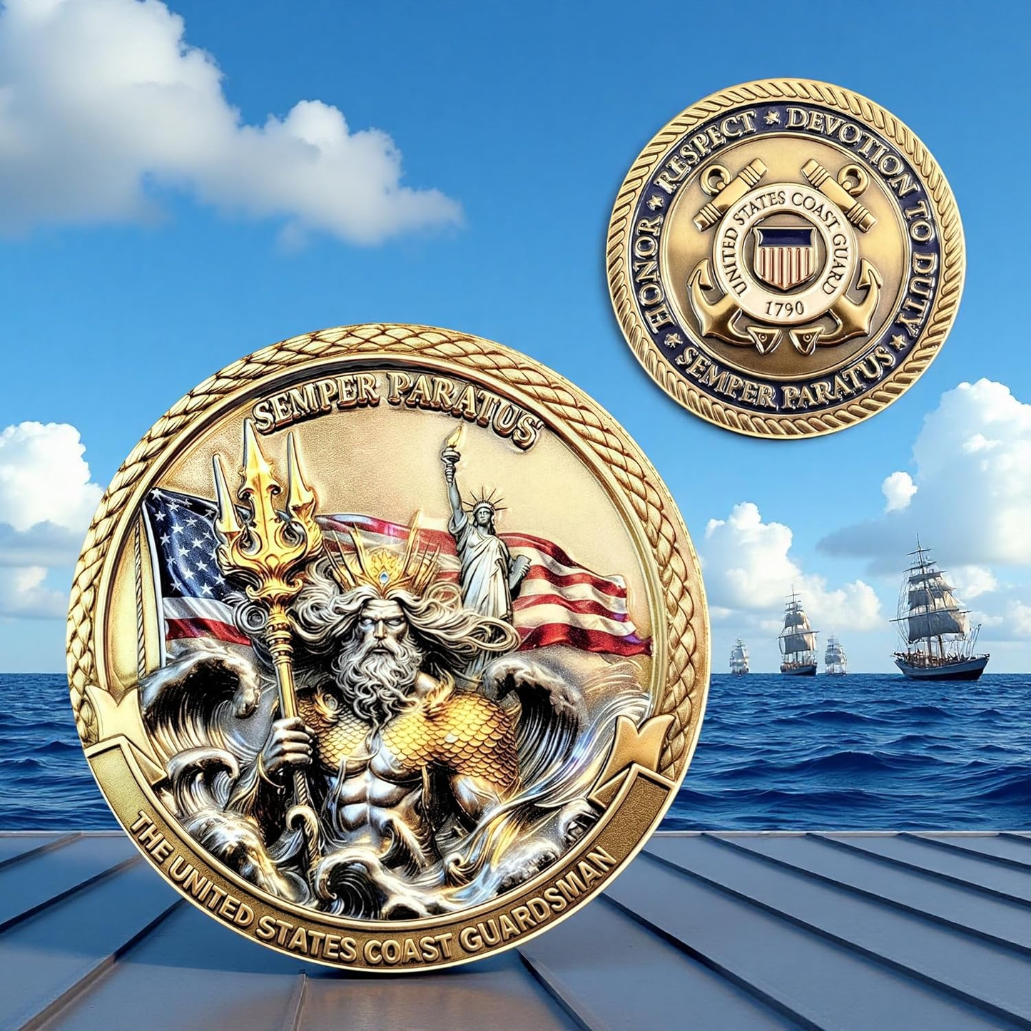 🔥Limited Edition🎁250th Anniversary U.S. Military Commemorative Coins