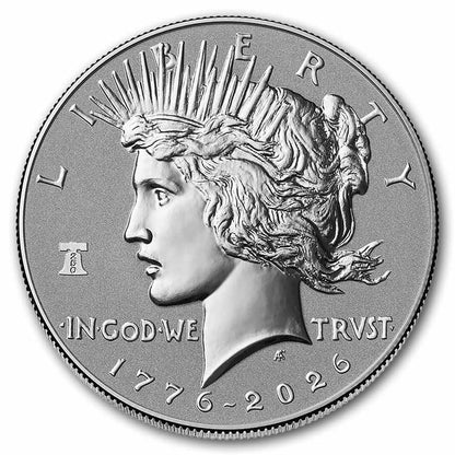 2026-P Silver Peace Dollar Reverse Proof (250 Privy) With Air-Cushion Protective Case