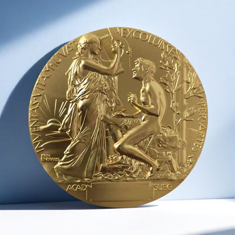 Nobel Prize in Physics Medal Replica (1:1 Scale) With Gift Box